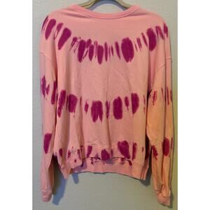 Le Lis Collection Pink Tie Dye Sweatshirt Women’s Size Small Pullover Crewneck